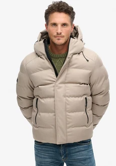 Superdry Steppjacke HOODED TWEED SPORTS PUFFER JKT