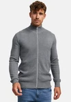 Kronstadt Sweatjacke KSCarlo Zip Dunkelgrau/Grau/Hellgrau/Dunkelblau