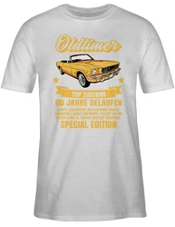 Shirtracer T-Shirt 60 Jahre Oldtimer 60. Geburtstag Orange/Gelb/Braun
