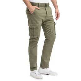 Cargohose Herren Cargo Hose Jeans Sweatpant Chino Jogginghose inkl. Grtel