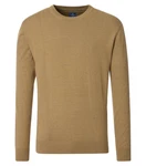 Redmond Strickpullover Uni Khaki/Gelb/Braun/Beige