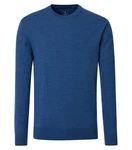 Redmond Strickpullover Uni Blau/Dunkelblau