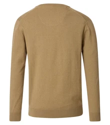 Redmond Strickpullover Khaki/Braun/Gelb/Beige