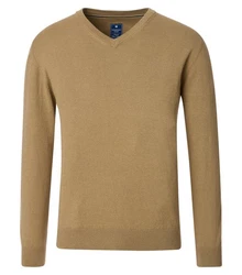Redmond Strickpullover Khaki/Braun/Gelb/Beige