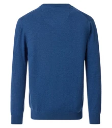 Redmond Strickpullover Blau/Dunkelblau/Hellblau