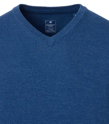 Redmond Strickpullover Blau/Dunkelblau/Hellblau