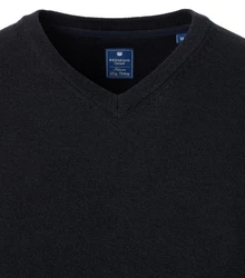 Redmond Strickpullover Schwarz/Blau/Dunkelblau