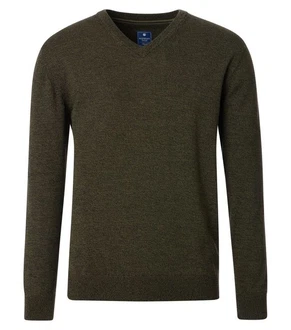 Redmond Strickpullover Dunkelgrün/Khaki