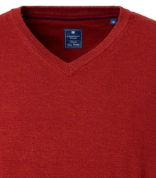 Redmond Strickpullover Rot/Dunkelrot