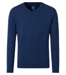 Redmond Strickpullover Blau/Dunkelblau