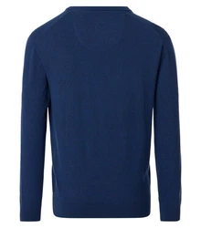 Redmond Strickpullover Blau/Dunkelblau
