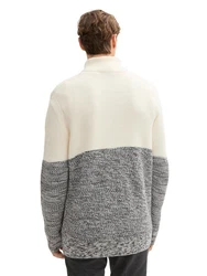 TOM TAILOR Denim Strickpullover Troyer 
