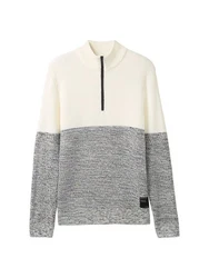 TOM TAILOR Denim Strickpullover Troyer 
