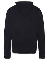 Schott NYC Hoodie Capuche Logo N.Y.C (1-tlg) Schwarz/Dunkelblau/Grau