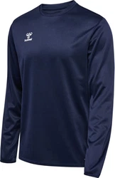 hummel Kapuzenpullover Hmlessential Sweatshirt Dunkelblau/Blau
