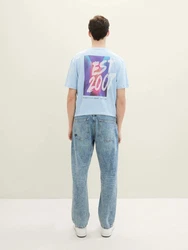 TOM TAILOR 5-Pocket Jeans Loose-fit Jeans Hellblau/Blau