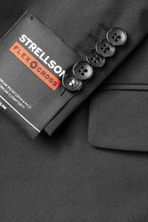 Strellson Sakko Aidan2 Slim Fit Dunkelgrau/Grau/Schwarz