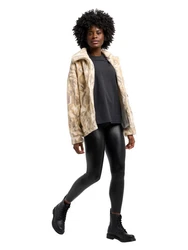 CARLO COLUCCI Sweatjacke Dispoto Beige/Weiß