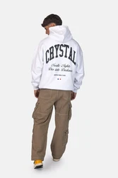 Crystal Paris Kapuzenpullover Nordic Nights Weiß/Grau/Hellblau/Creme
