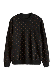 Sweatshirt Weihnachtliches Gesteppes Sweatshirt (1-tlg)