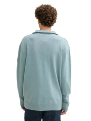 TOM TAILOR Strickpullover Troyer Relaxed Fit 