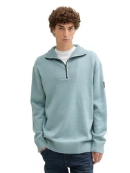 TOM TAILOR Strickpullover Troyer Relaxed Fit 
