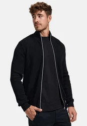Kronstadt Sweatjacke KSErik Zip Schwarz