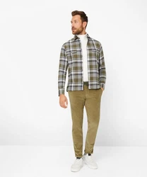 Brax Cordhose Style FABIO JOG Dunkelgrün/Khaki/Grün