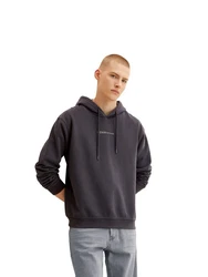 TOM TAILOR DENIM Sweatshirt Dunkelgrau/Dunkelblau/Schwarz/Lila/Grau