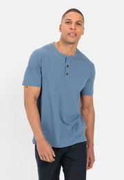 Henleyshirt aus zertifiziertem Organic Cotton