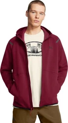 Under Armour Fleecejacke Ua Unstoppable Flc Fz Hd Eu Dunkelrot/Bordeaux/Braun