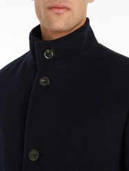 Tommy Hilfiger Mantel DC STAND COLLAR WOOL MIX COAT (Smart Casual) schwarz