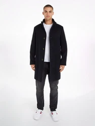 Tommy Hilfiger Mantel DC STAND COLLAR WOOL MIX COAT (Smart Casual) schwarz