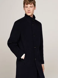 Wollmantel DC STAND COLLAR WOOL MIX COAT