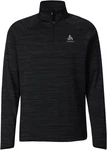 Odlo Rollkragenpullover Mid layer 1/2 zip STEAM schwarz melange
