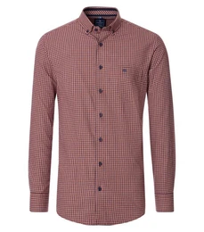 Langarmhemd kariert Comfort Fit