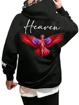 RMK Hoodie Herren Kapuzenpullover Pullover Pulli Langarmshirt Heaven Schwarz/Rosa/Gelb/Lila