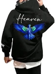 RMK Hoodie Herren Kapuzenpullover Pullover Pulli Langarmshirt Heaven Gelb/Schwarz/Lila