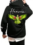 RMK Hoodie Herren Kapuzenpullover Pullover Pulli Langarmshirt Heaven Gelb/Dunkelgrün/Schwarz/Rosa