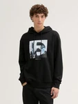 TOM TAILOR Denim Sweatshirt Hoodie mit Print 