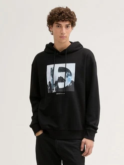 TOM TAILOR Denim Sweatshirt Hoodie mit Print TOM TAILOR Denim Sweatshirt Hoodie mit Print