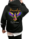 RMK Hoodie Herren Kapuzenpullover Paradise Lila/Rosa