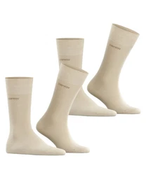 Esprit Socken Basic Uni 2-Pack Beige/Khaki/Weiß/Braun