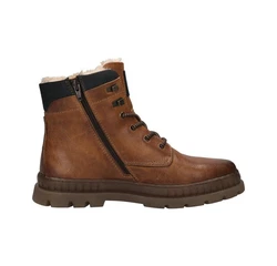 bugatti Herren Schnürboots Stiefel Braun/Beige/Dunkelbraun