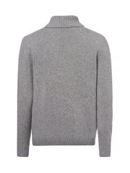 Nils Sundström Strickpullover Grau/Hellgrau/Dunkelgrau