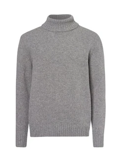 Nils Sundström Strickpullover Grau/Hellgrau/Dunkelgrau