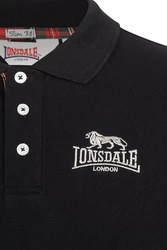 Lonsdale Poloshirt (117230) Schwarz/Silber (117230)