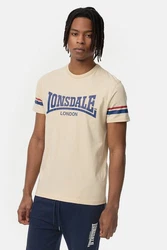 Lonsdale T-Shirt Creich Blau/Khaki/Beige/Braun