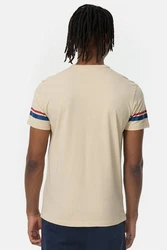 Lonsdale T-Shirt Creich Blau/Khaki/Beige/Braun