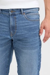 !Solid Bequeme Jeans 5-Pocket-Look Blau/Hellblau
